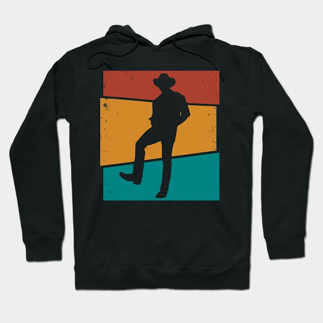 Retro Line Dancing I Country I Line Dance Hoodie by Shirtjaeger